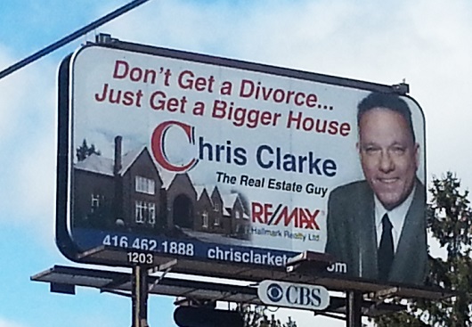 Campaña inmobiliaria sobre el divorcio con humor